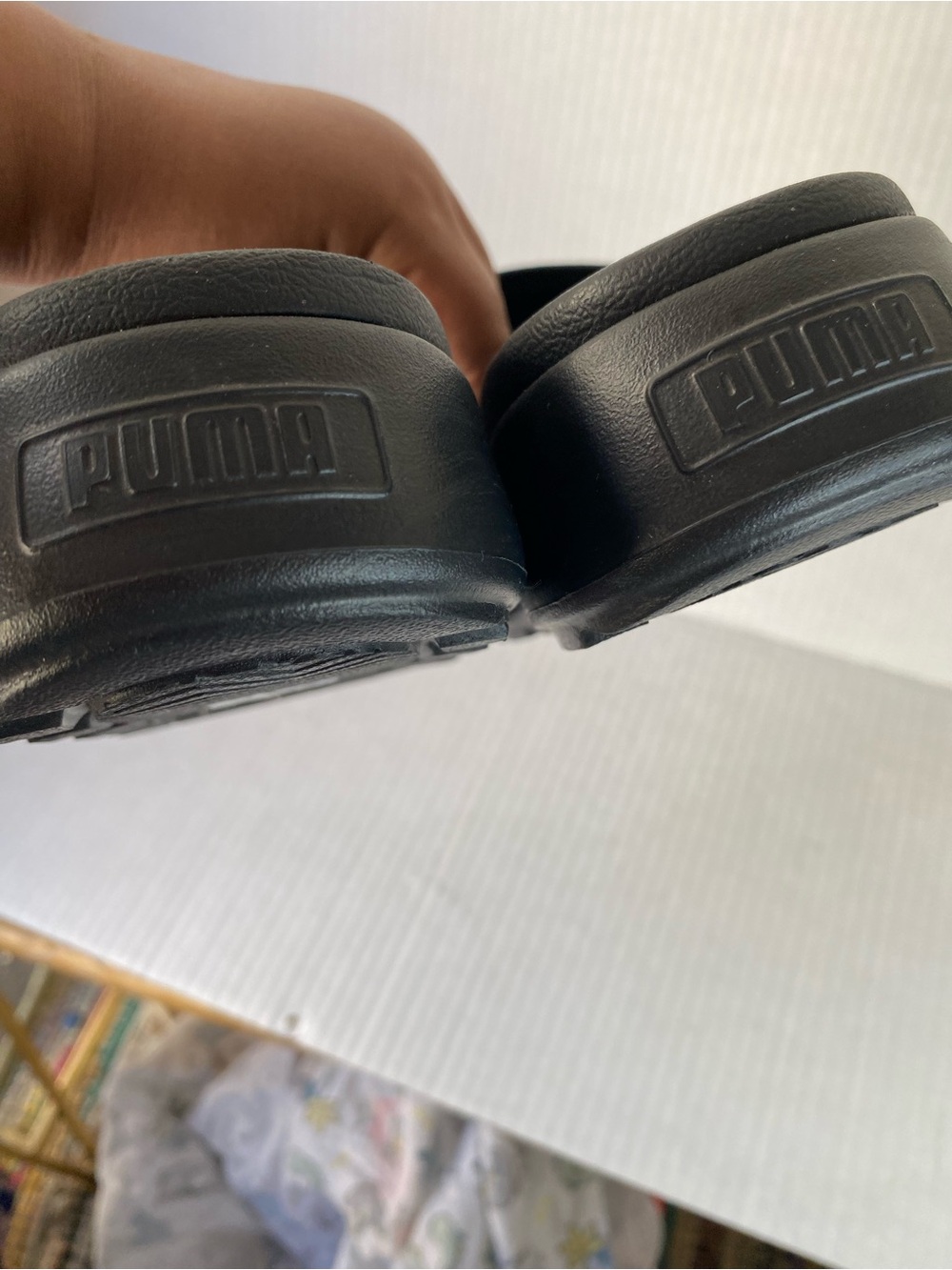 NEW• PUMA Women’s Karmen Platform Slide Sandals Black Size 7 - Picture 4 of 8